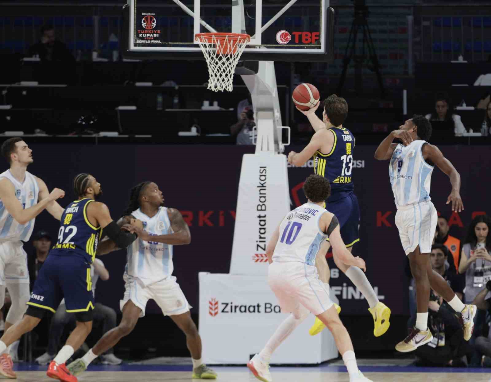 Basketbol Erkekler Ziraat Bankası Türkiye Kupası’nda finalistler belli oldu