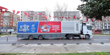 Afet Destek ve Lojistik Dağıtım Tırı’nın rotası Balkanlar