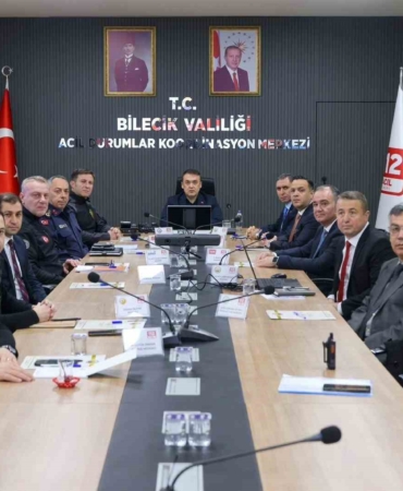 Bilecik’te 112 Acil Çağrı Hizmetleri İl Koordinasyon Komisyon Toplantısı yapıldı
