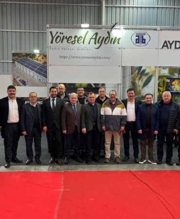 Edremit Ticaret Odası Heyeti, Aydın’da fuara katıldı