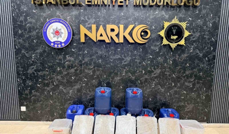 İstanbul’da uyuşturucu operasyonu: 284 kilo 850 gram uyuşturucu madde ele geçirildi