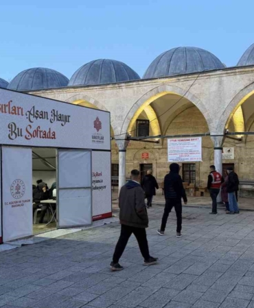 Lüleburgaz’da ilk iftar Sokollu Mehmet Paşa Camii’nde açıldı
