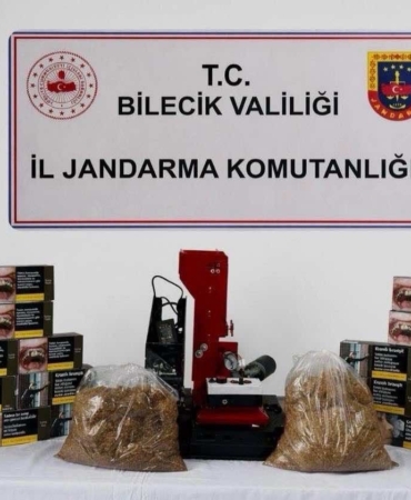 Bilecik’te çok sayıda makaron ele geçirildi