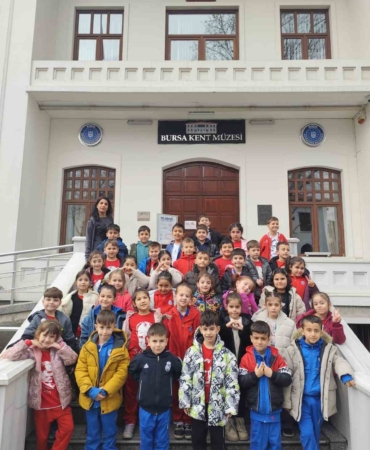 İlkokul öğrencileri, Kent Müzesi’nde tarihe yolculuk yaptı