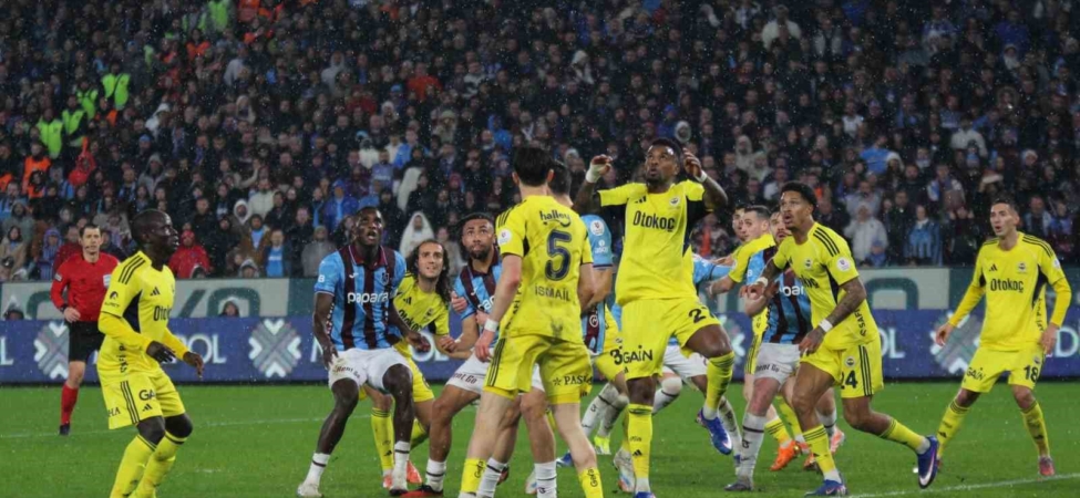 Fenerbahçe’den Trabzonspor’a karşı üst üste 5. galibiyet