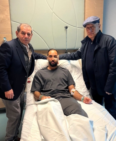 Dursun Özbek, İsa Doğan’ı hastanede ziyaret etti