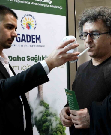 Belediye personeline karbonmonoksit ölçümü