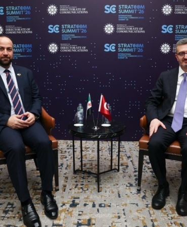 İletişim Başkanı Duran, Suriye Enformasyon Bakanı el-Mustafa ile görüştü