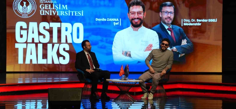 Danilo Zanna, gastronomi kariyerine dair deneyimlerini öğrencilerle paylaştı