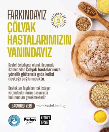 Kestel Belediyesi’nden Çölyak hastalarına glütensiz gıda desteği