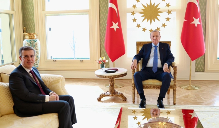 Cumhurbaşkanı Erdoğan, İhlas Holding Yönetim Kurulu Başkanı Ören’i kabul etti