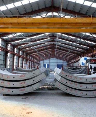 Körfezray Metro Projesi tünelleri için 6 bin 754 segment üretildi