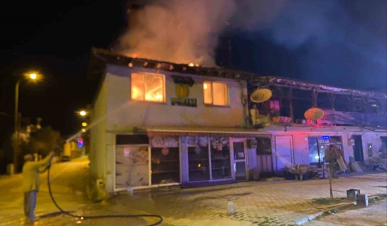 Bilecik’te çıkan yangında ev kullanılamaz hale geldi