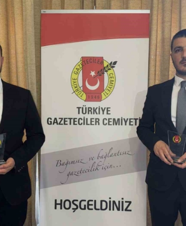Türkiye Gazeteciler Cemiyeti’nden İHA’ya ödül