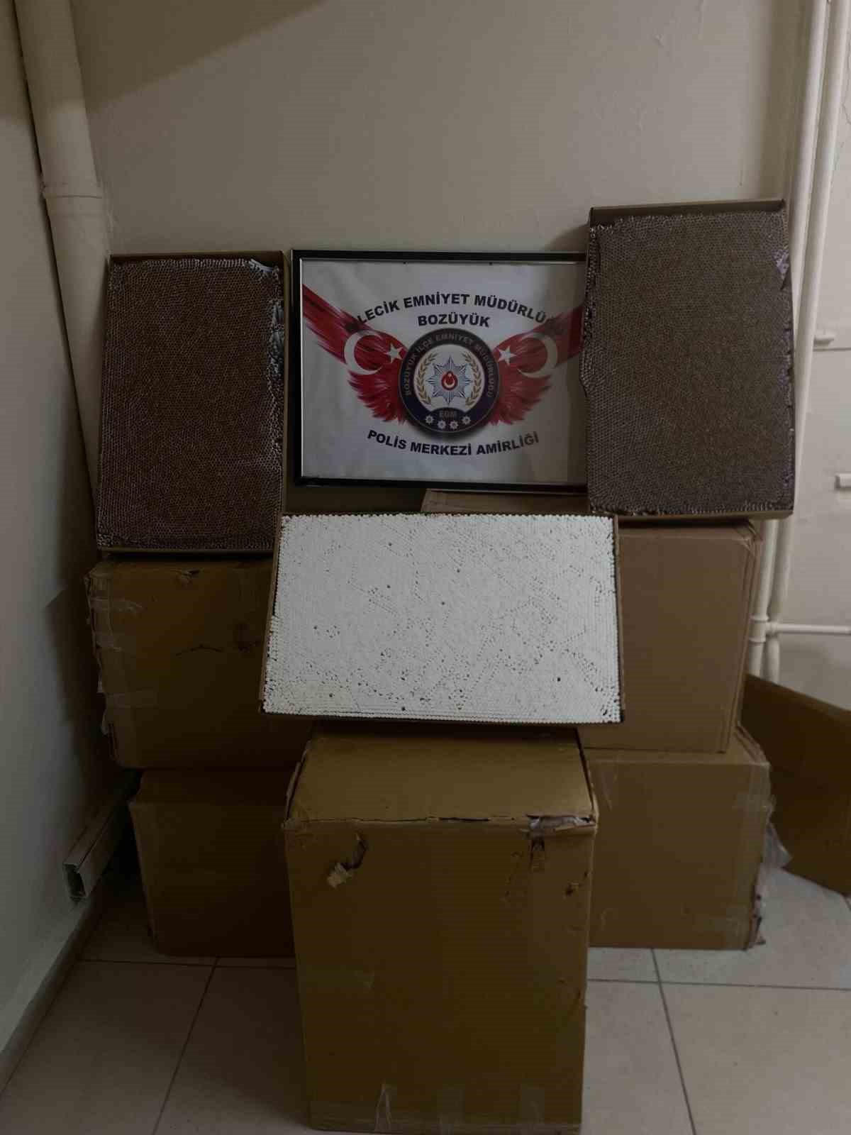 Bilecik’te kaçak sigara operasyonu: 125 bin adet sarma sigara ele geçirildi