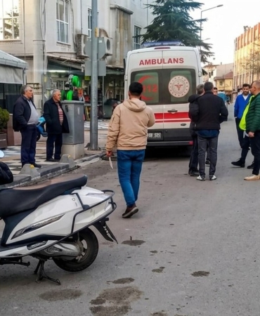 Tekirdağ’da motosiklet devrildi: 1 yaralı
