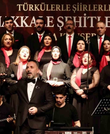 Çanakkale ruhu türkülerle yaşatıldı