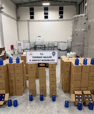 17 ton 815 litre etil alkol ele geçirildi
