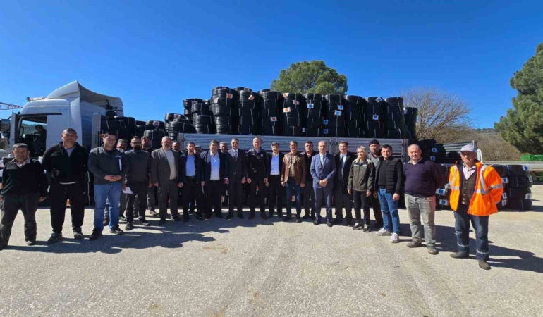 Bilecik’te 58 çiftçiye 809 bin 200 metre damlama sulama borusu desteği verildi