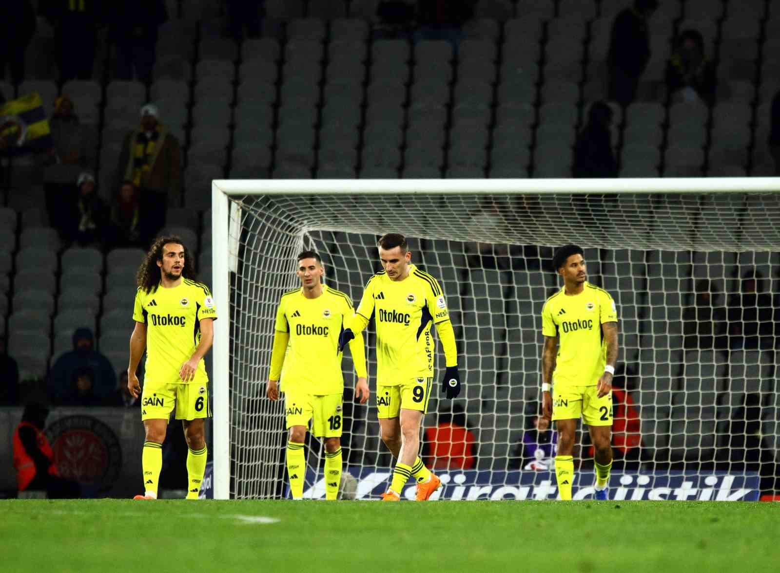 Fenerbahçe, 67 yıl sonra Karagümrük’e mağlup oldu