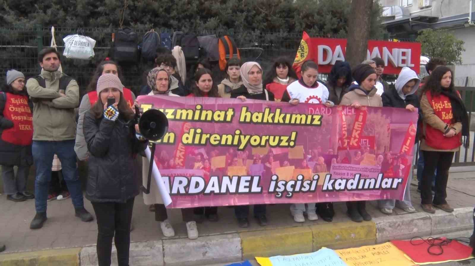 Dardanel işçileri eylemlerin 9’uncu gününde: "Sermayeleri soframızdan çaldıkları ekmekle büyüyor"