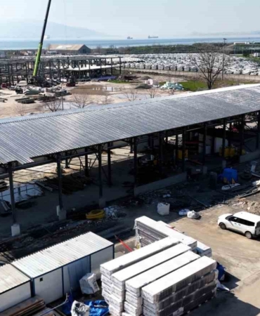 Kocaeli’de itfaiye depo binasının yüzde 80’i tamamlandı