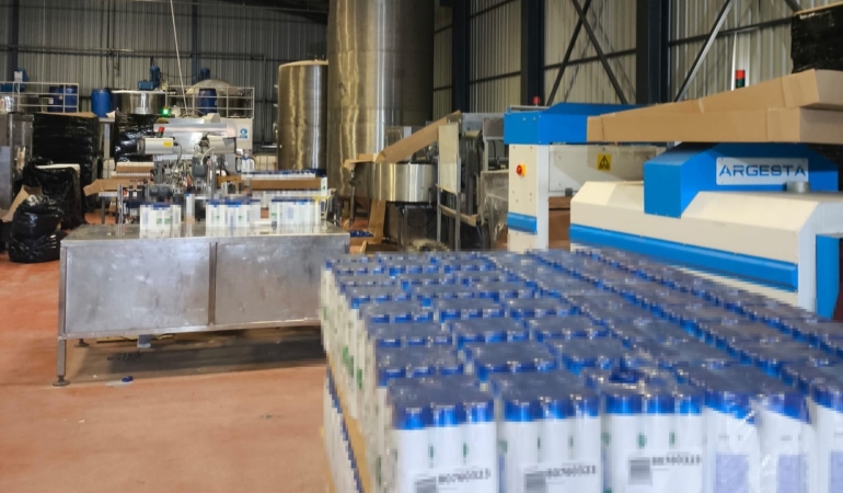 Kocaeli’de jandarma ve zabıtadan kaçak imalathaneye ortak operasyon