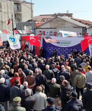 Şarköy’de TEK Market hizmete açıldı