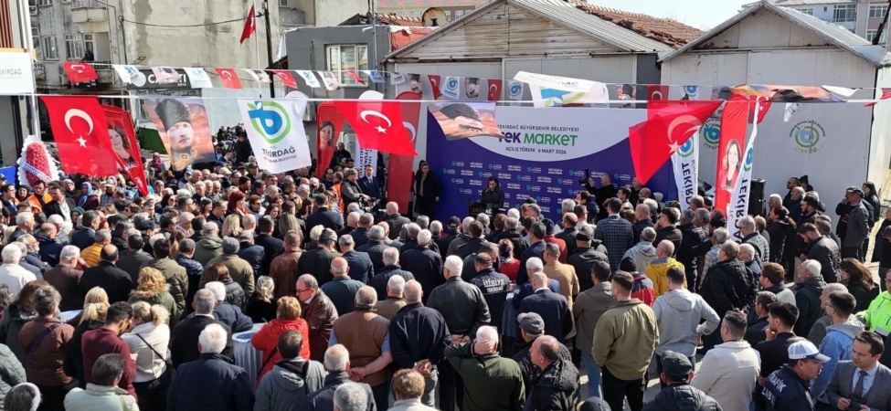 Şarköy’de TEK Market hizmete açıldı