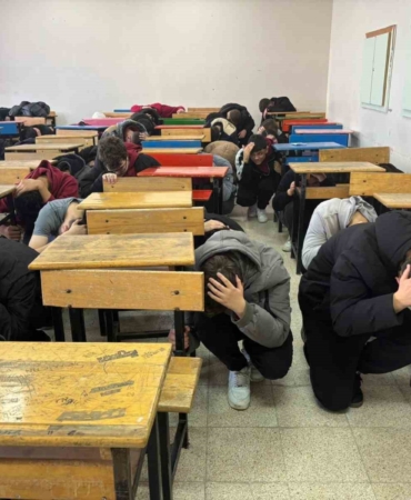 Babaeski’de öğrencilere deprem ve yangın eğitimi