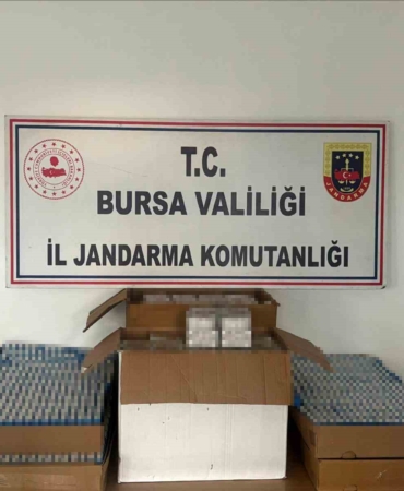 Bursa’da kaçak sigara operasyonu: 37 bin adet kaçak sigara ele geçirildi