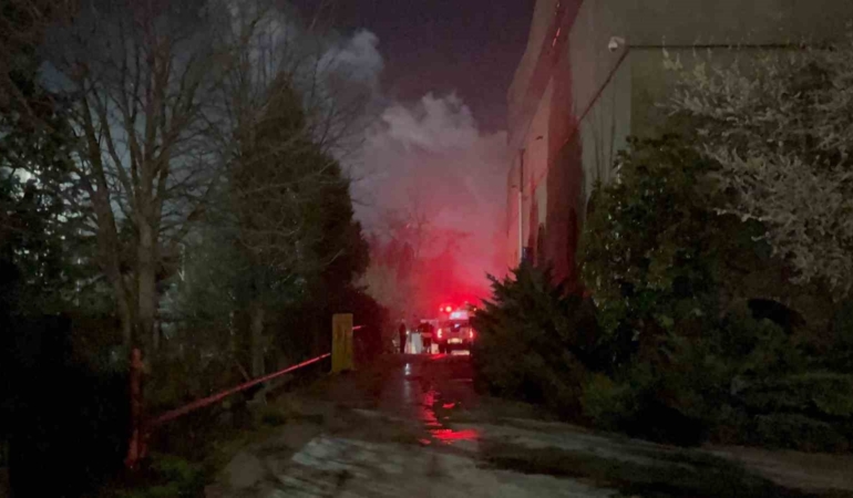 Çerkezköy’de fabrikada korkutan yangın kontrol altına alındı