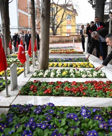 Kocaeli’de bayramda şehitliklerde dualar edildi