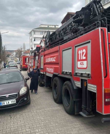Kurutma makinesinden çıkan duman paniğe neden oldu