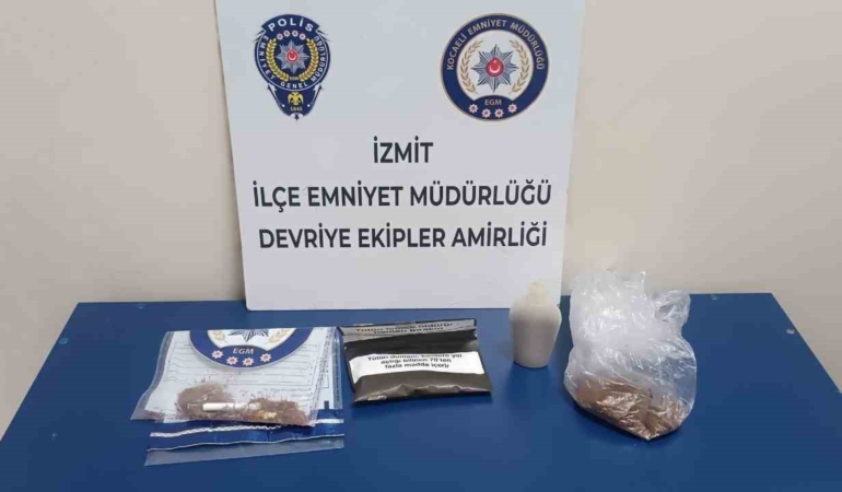 Üst aramasında narkotik madde ele geçirildi