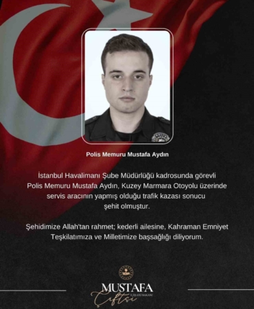 Kuzey Marmara Otoyolu’ndaki kazada 1 polis memuru şehit oldu