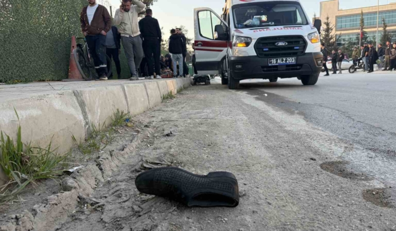 Bursa’da iftara dakika kala feci kaza: 1 yaralı