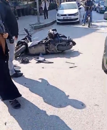 Bursa’da ani dönüş kazaya neden oldu: 1 kişi yaralandı