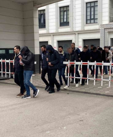 7 ilde 105 milyon liralık dolandırıcılık operasyonunun 25 zanlısı adliyeye sevk edildi