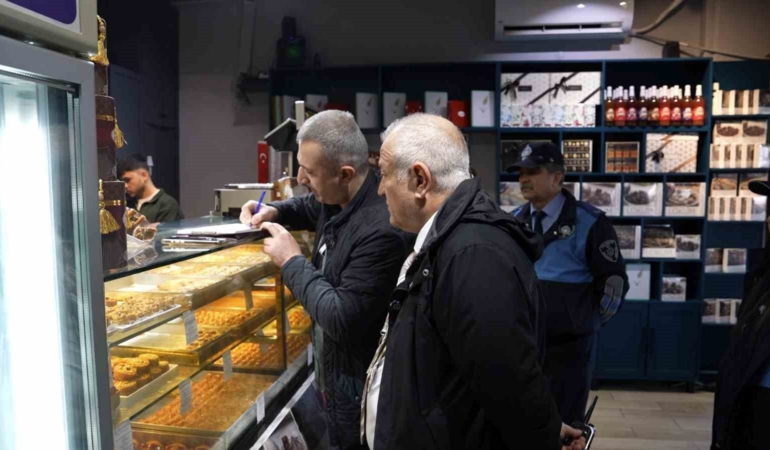 Ataşehir’de bayram öncesi sıkı denetim: Üretim noktaları mercek altında