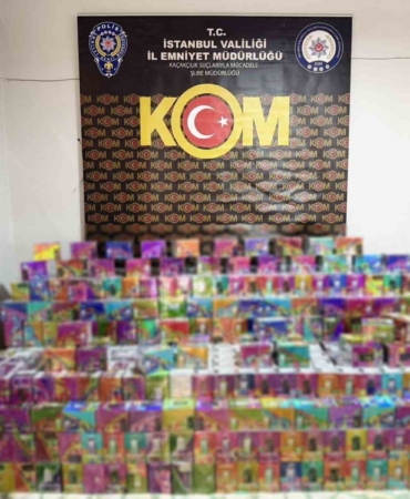 Çay paketleri arasında kaçak sigara sevkiyatı dronlu polis takibine takıldı