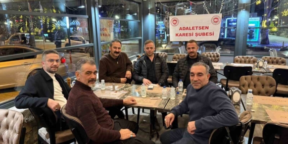 Burhaniye’de Adalet Sen üyelerine iftar verdi