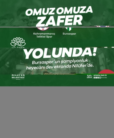 Bursaspor’un şampiyonluk heyecanı Nilüfer’de yaşanacak
