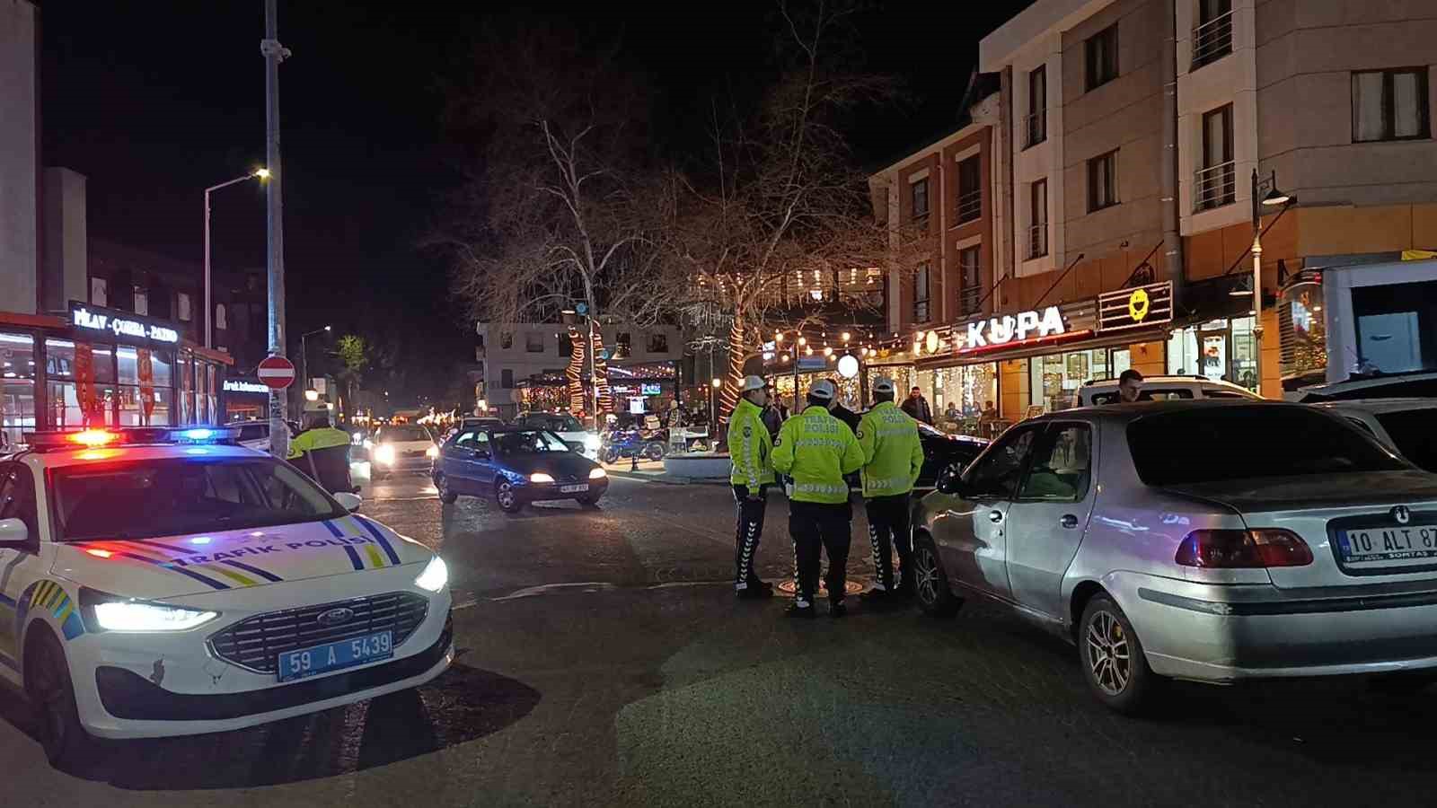 Tekirdağ’da "Dur" ihtarına uymayan sürücü aracını bırakıp kaçtı: Sürücüye 210 bin TL ceza uygulandı