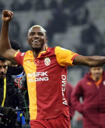 Galatasaray maç sonu üçlüsü Victor Osimhen’den