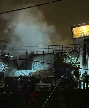Sarıyer’de iki gecekondu alev alev yandı: 6 yaralı