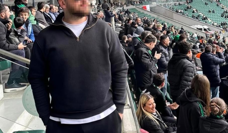 Kocaelispor tribünündeki kaçak Beşiktaşlı için suç duyurusu