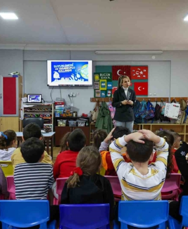 Minik öğrenciler ‘Su Müfettişi’ ilan edildi