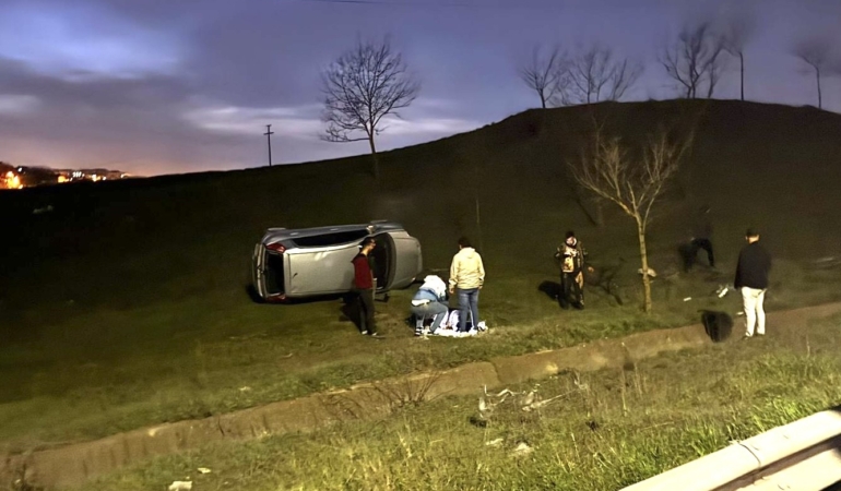 Şarampole uçtu, 5. kez alkollü çıkınca 390 bin lira ceza yedi