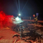 Lüleburgaz’da zincirleme kaza: 2 yaralı, 1 otomobil yandı